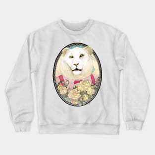 Lion and roses Crewneck Sweatshirt